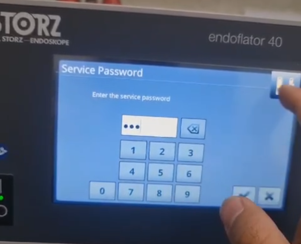 史托斯40升气腹机 STORZ endoflator 40触摸屏失灵(图1)