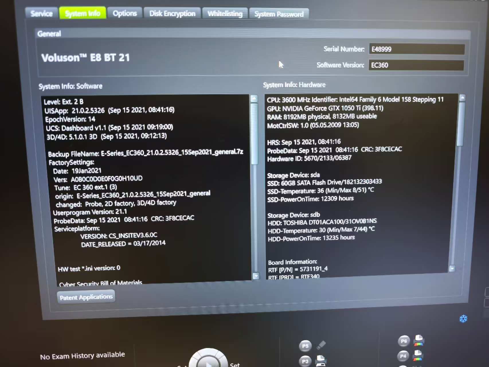 维修RFM232 主板GE Voluson E8 BT21 无图象(图3)