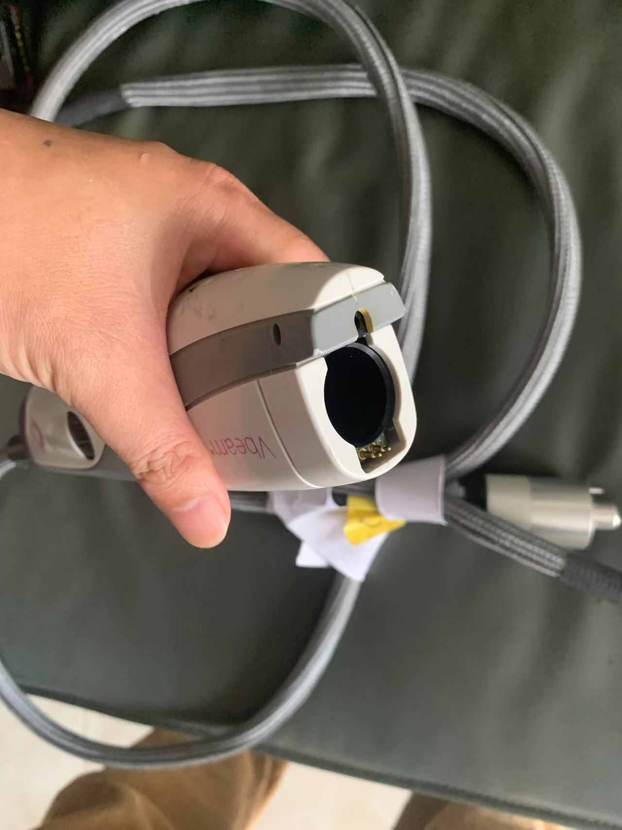 维修Vbeam Prima激光美容手具赛诺龙 syneron手柄无法排气泡(图3)