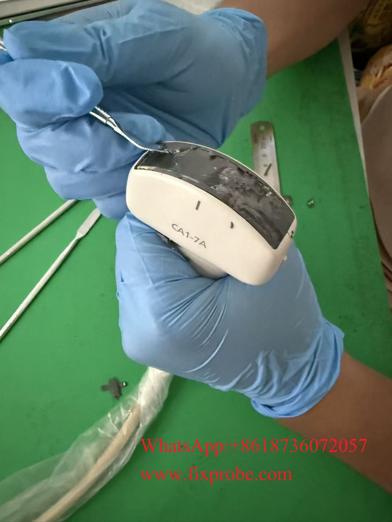 维修超声探头故障彩超探头主机不认探 头，二维转三维时电机报错(图3)